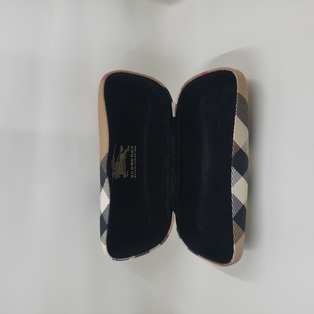 Burberry Check Plaid Glasses Case